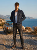 SERRON DENIM JACKET DARK BLUE