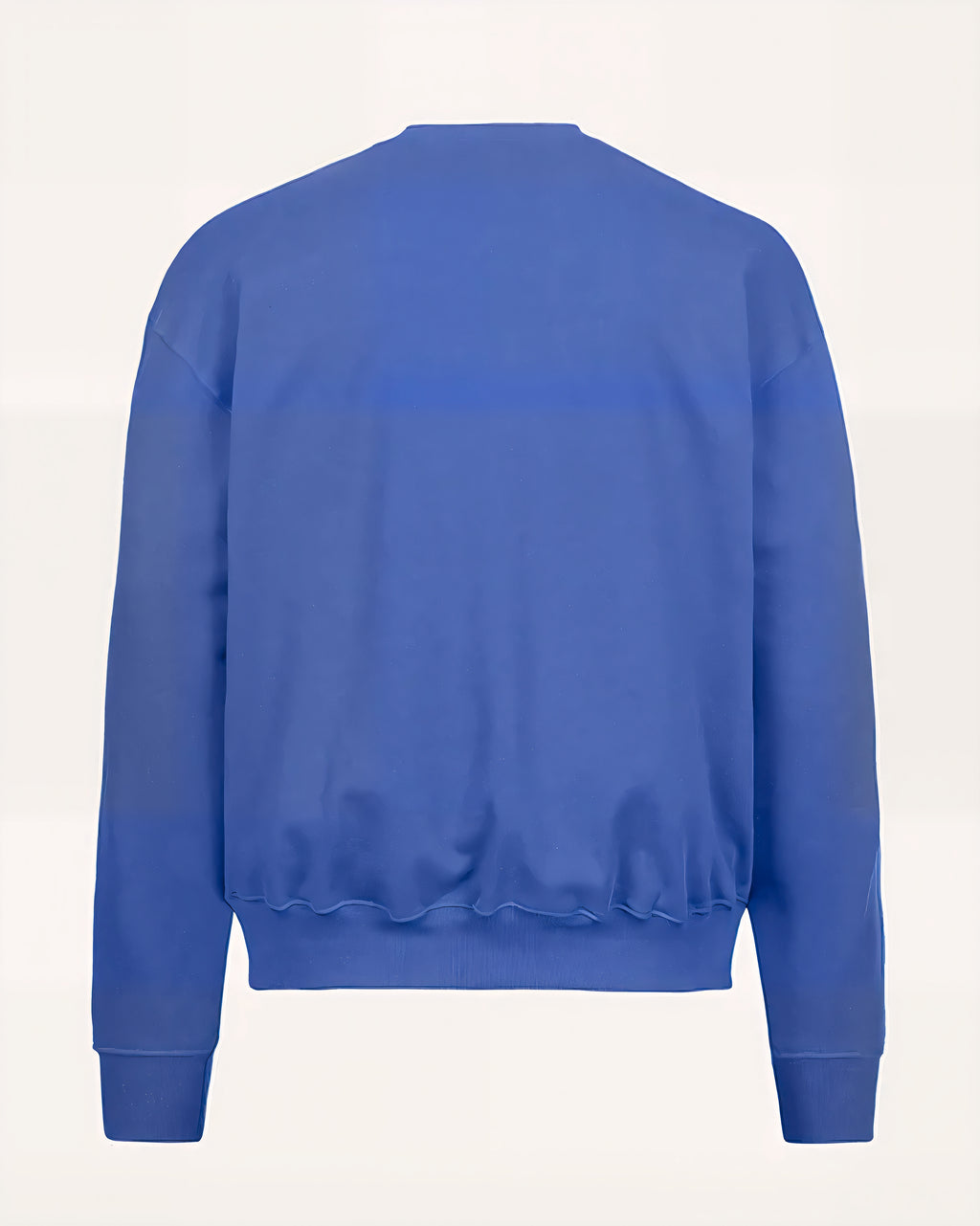 FOUNDATION OVERSIZED CREWNECK SWEATER COBALT BLUE