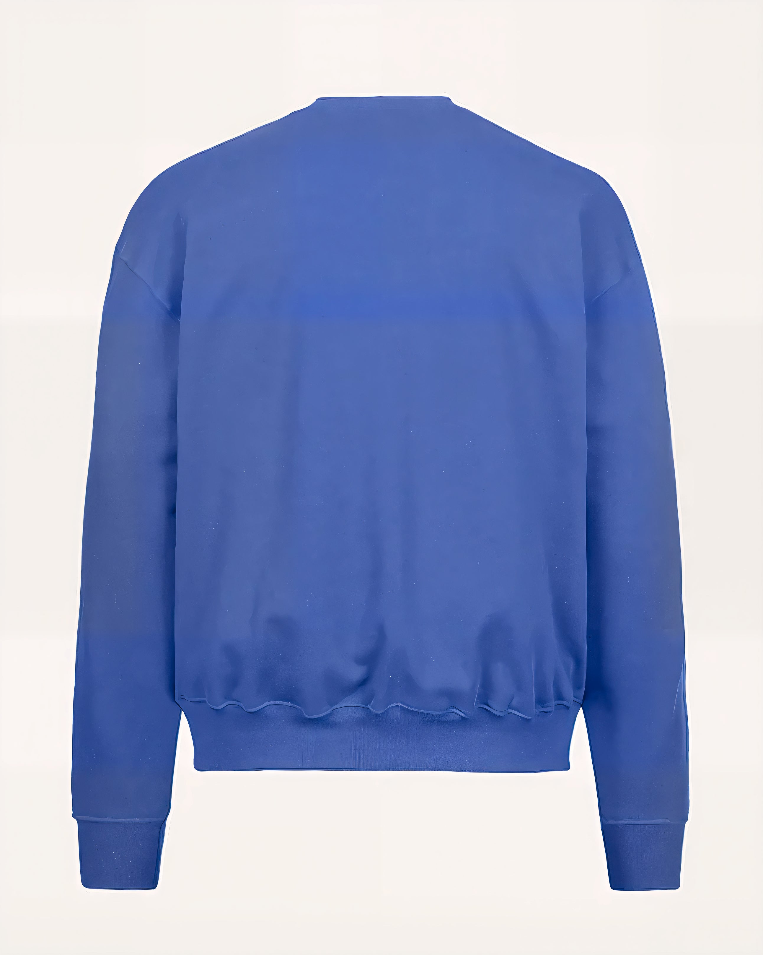 FOUNDATION OVERSIZED CREWNECK SWEATER COBALT BLUE