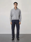FOUNDATION QUARTER ZIP GRAY