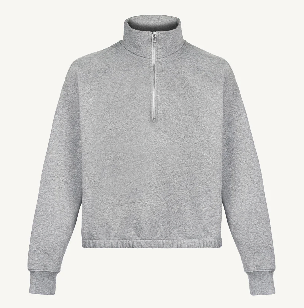 FOUNDATION QUARTER ZIP GRAY