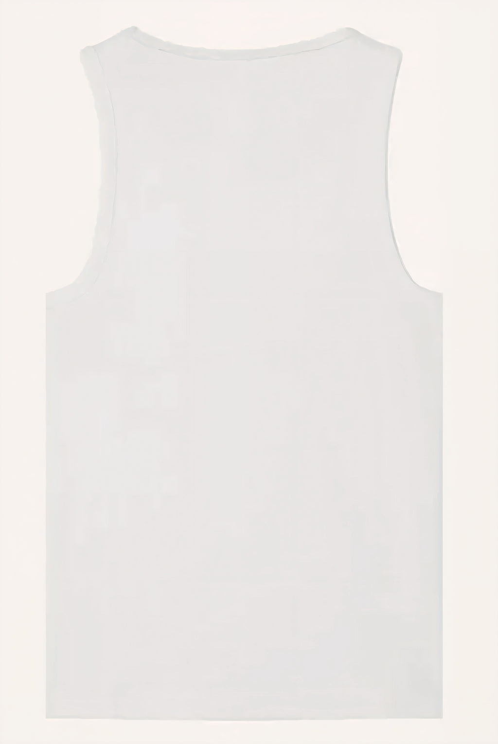 FOUNDATION SLIM RIBBED TANK WHITE