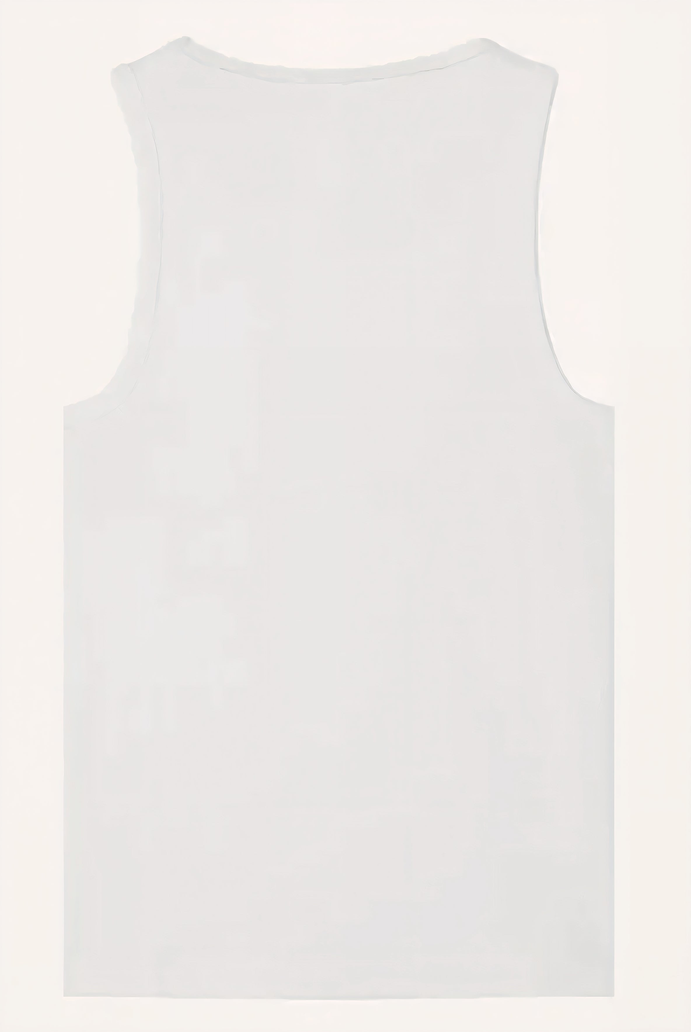 FOUNDATION SLIM RIBBED TANK WHITE