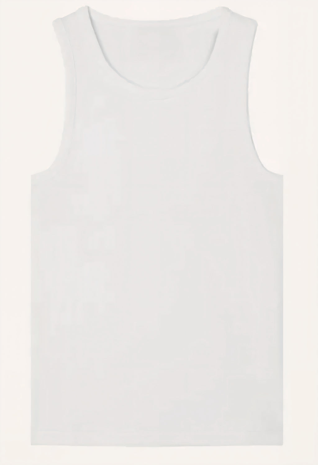 FOUNDATION SLIM RIBBED TANK WHITE