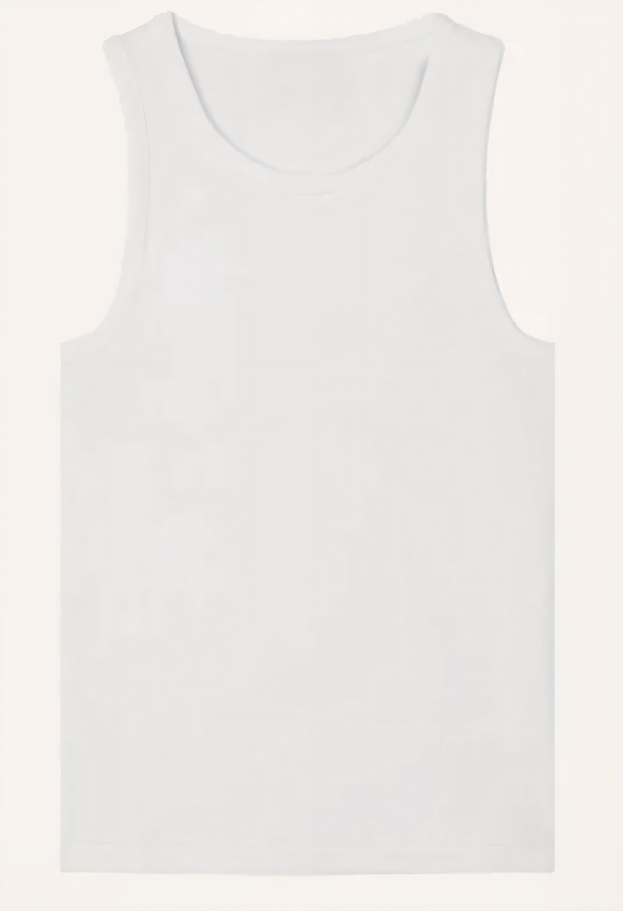 FOUNDATION SLIM RIBBED TANK WHITE