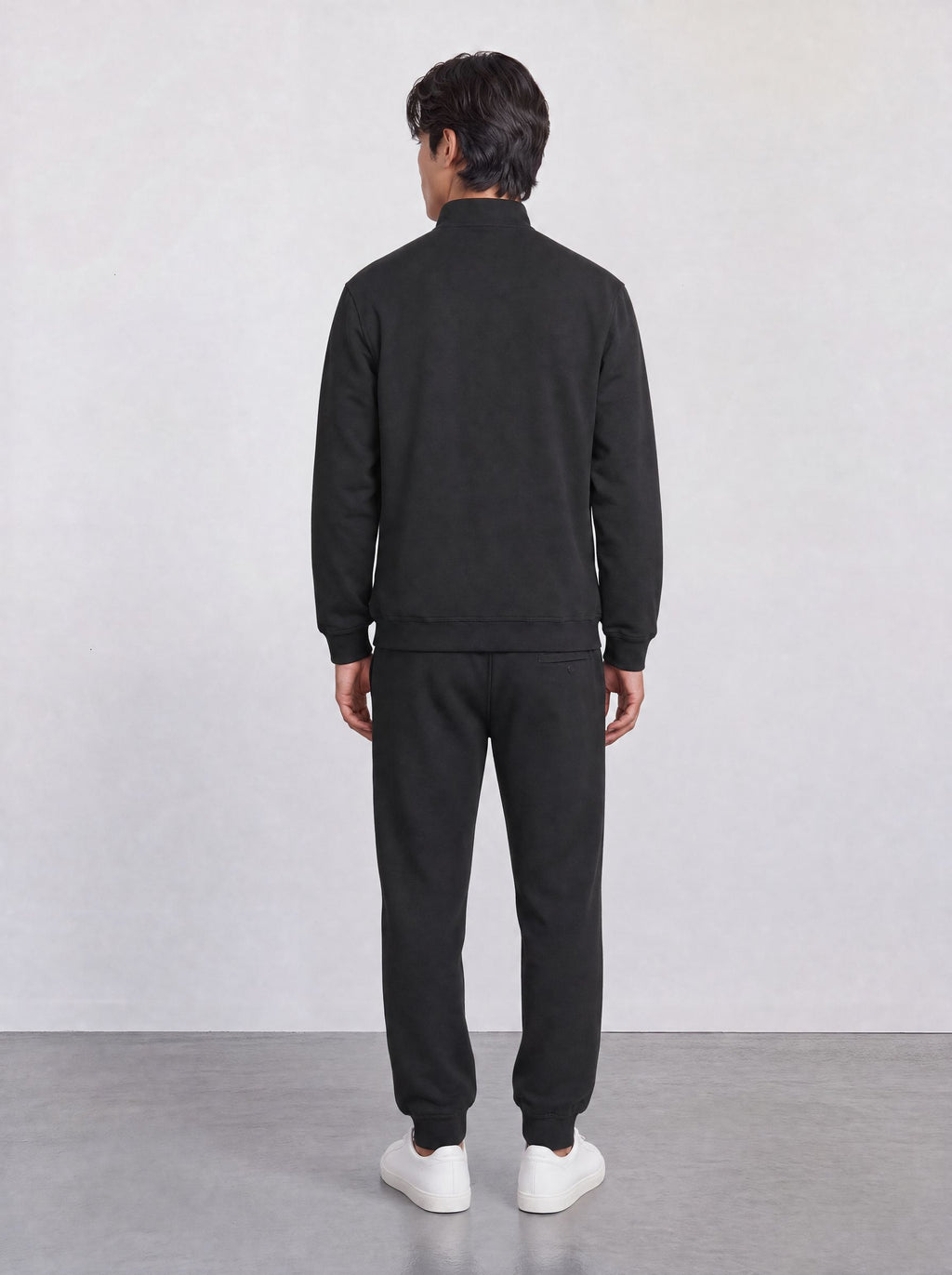 FOUNDATION QUARTER ZIP BLACK