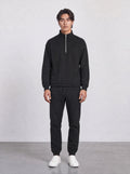 FOUNDATION QUARTER ZIP BLACK