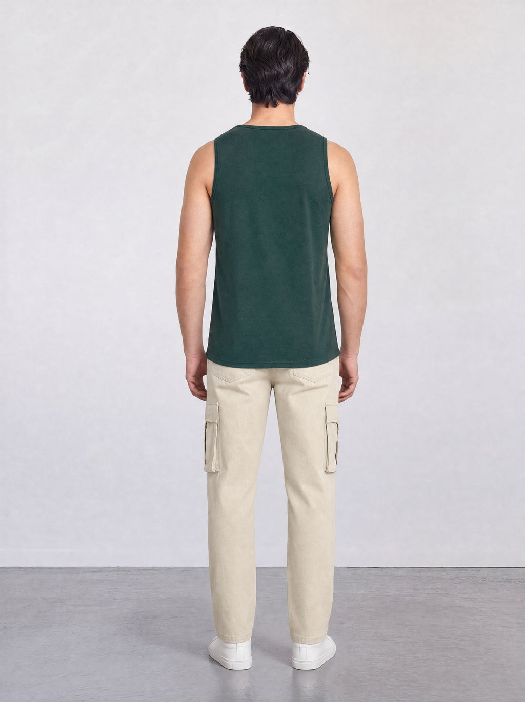 FOUNDATION SLIM RIBBED TANK VIVID GREEN