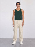 FOUNDATION SLIM RIBBED TANK VIVID GREEN