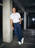 SANDROL LOOSE FIT JEAN DARK BLUE