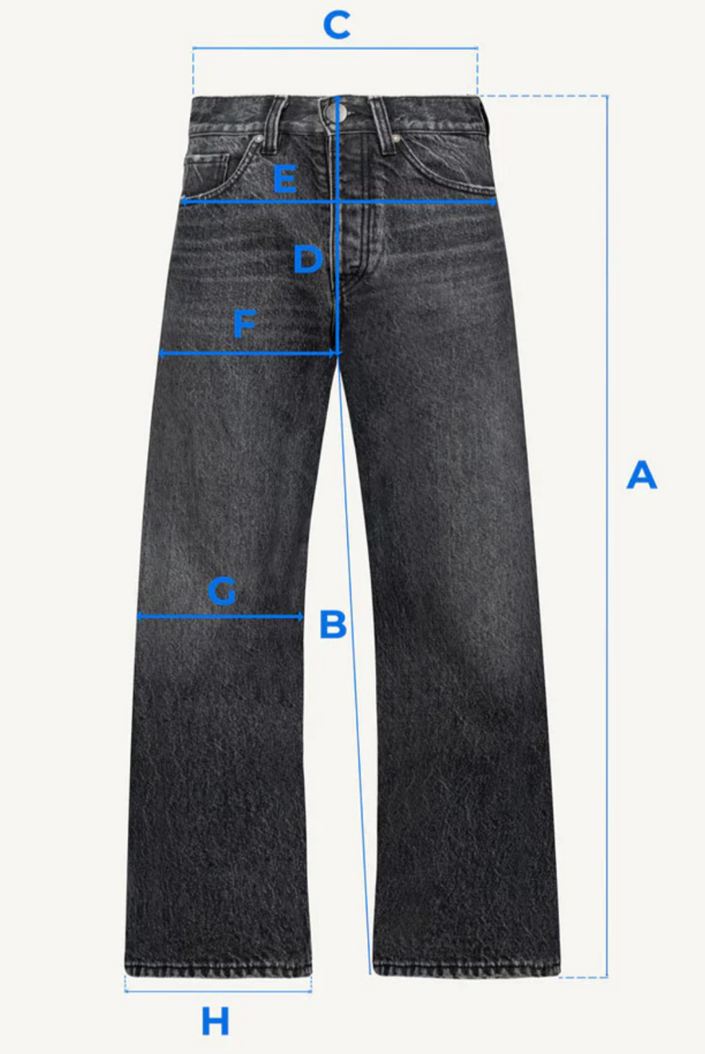 SANDROL LOOSE FIT JEAN DARK BLUE