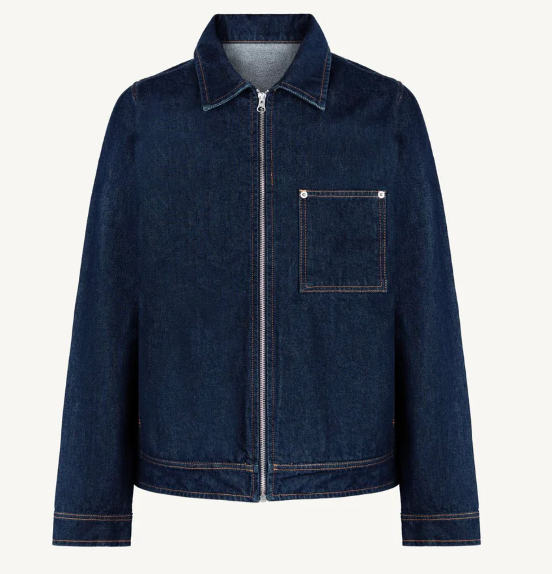 SERRON DENIM JACKET DARK BLUE