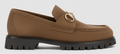 The Camelot Lug Bit Loafer – Sand Suede