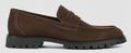 The Terra Lug Loafer – Brown Suede